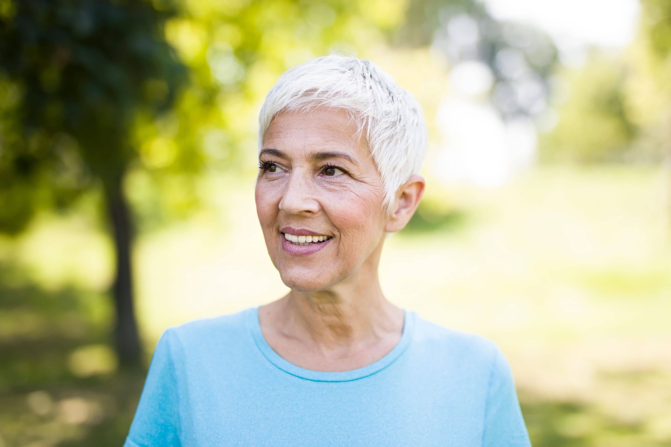 Smiling senior